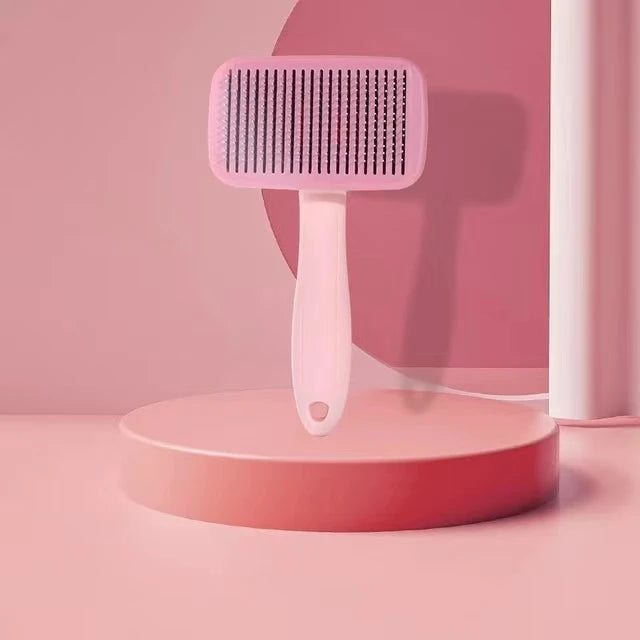 Self Cleaning Dog Brush Comb Pet Grooming Hair Remover Combs Brush Floating Hair Pet Grooming Brush Cat Supplies