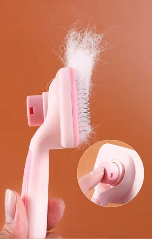 Self Cleaning Dog Brush Comb Pet Grooming Hair Remover Combs Brush Floating Hair Pet Grooming Brush Cat Supplies