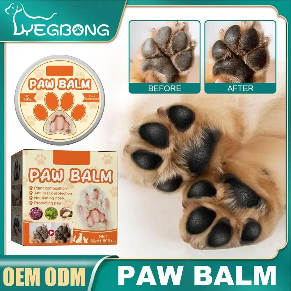 Pet Paw Balm Nose Protection Moisturizing Butter Foot Paw Pad Crack Soother Protection Cat Paw Winter Care Dog Foot Moisturizer