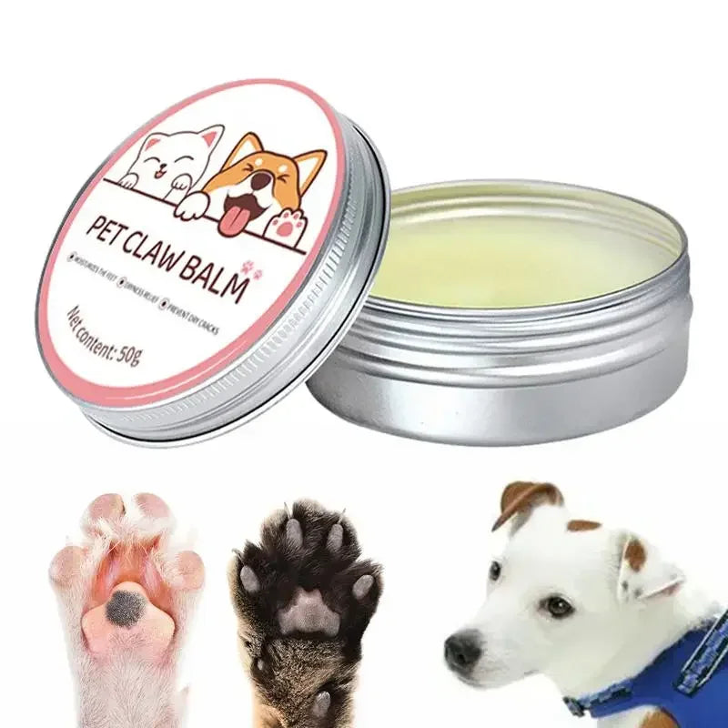 50g Paw Balm for Cats Cat Dog Paw Protective Cream Pet Nose Protector Moisturizer Pet Crack Feet Repair Accessories for Cats