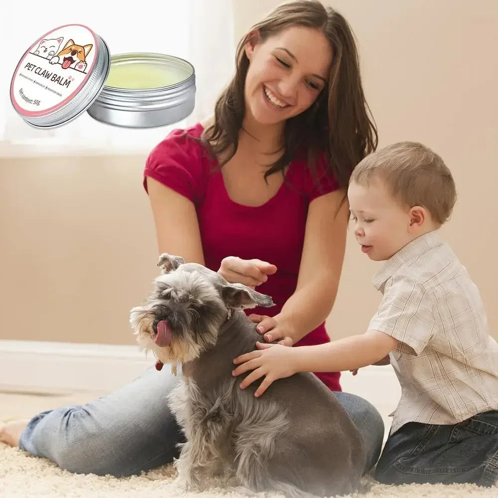 50g Paw Balm for Cats Cat Dog Paw Protective Cream Pet Nose Protector Moisturizer Pet Crack Feet Repair Accessories for Cats