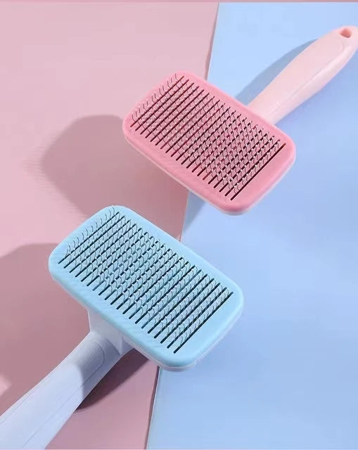 Self Cleaning Dog Brush Comb Pet Grooming Hair Remover Combs Brush Floating Hair Pet Grooming Brush Cat Supplies