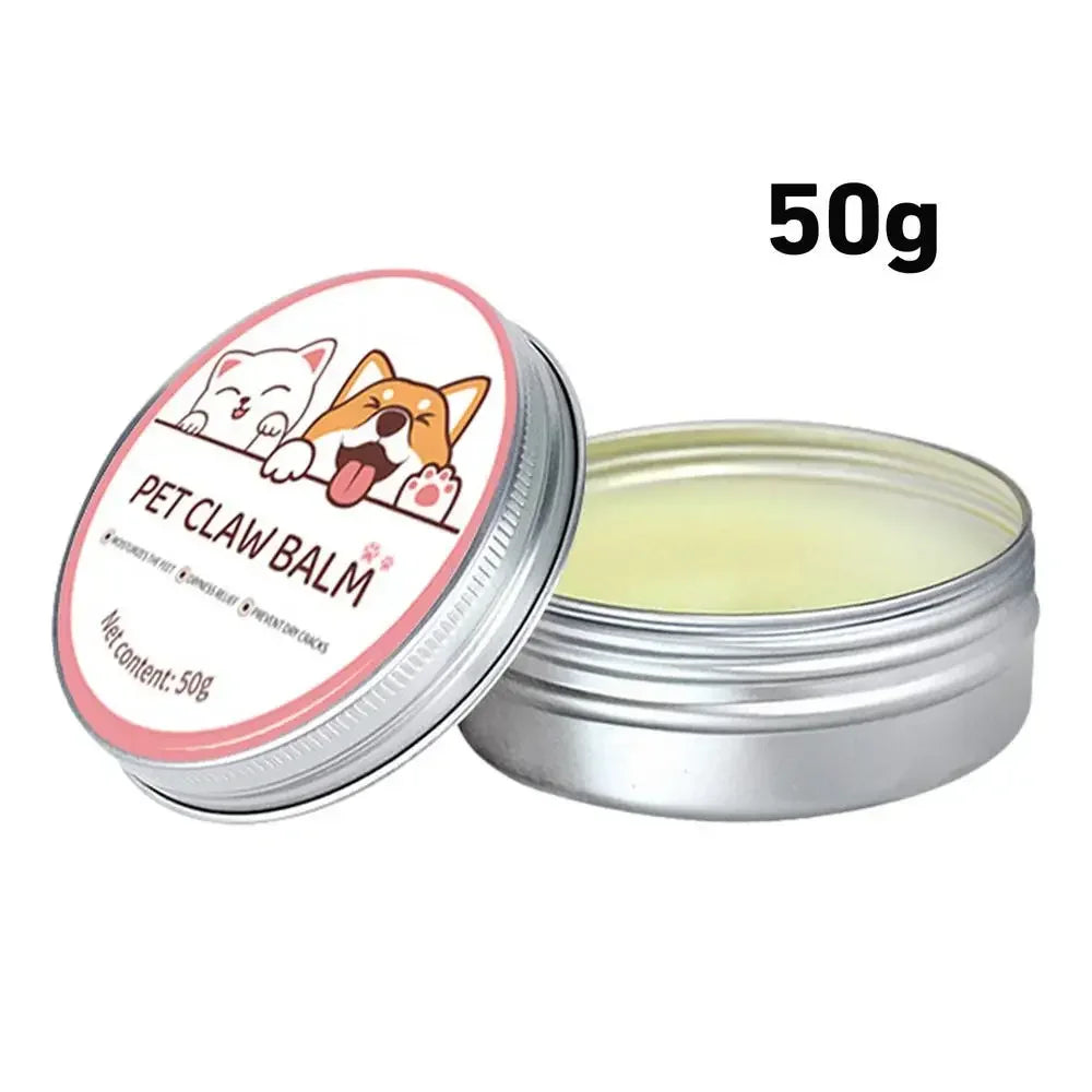 50g Paw Balm for Cats Cat Dog Paw Protective Cream Pet Nose Protector Moisturizer Pet Crack Feet Repair Accessories for Cats