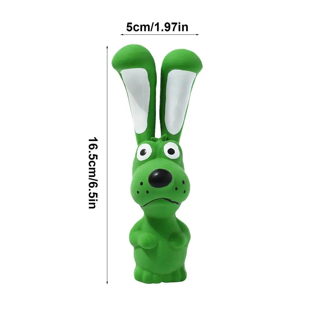 Dog Squeaky Toys Hippo Animal Chew Toys Latex Squeaky Toys Pet Supplies Soft Interactive Crinkle Dog Toys For Inside Dog & All