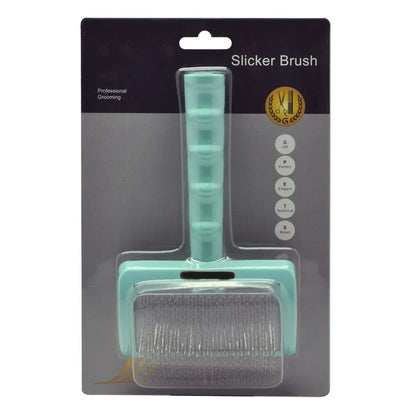 Long Pin Dog Slicker Brush Pet Brush for Long Haired Dogs Poodles Doodles Golden Doodle Brush for Grooming Removes Loose Fur