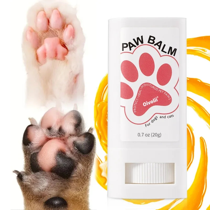 Paw Repair Balm for Dogs Cats Anti Cracking Moisturizing Fast Acting Paw Protection Natural Moisturizing Anti Cracking Formula