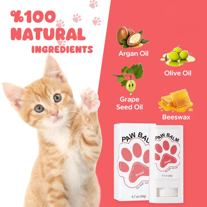 Paw Repair Balm for Dogs Cats Anti Cracking Moisturizing Fast Acting Paw Protection Natural Moisturizing Anti Cracking Formula